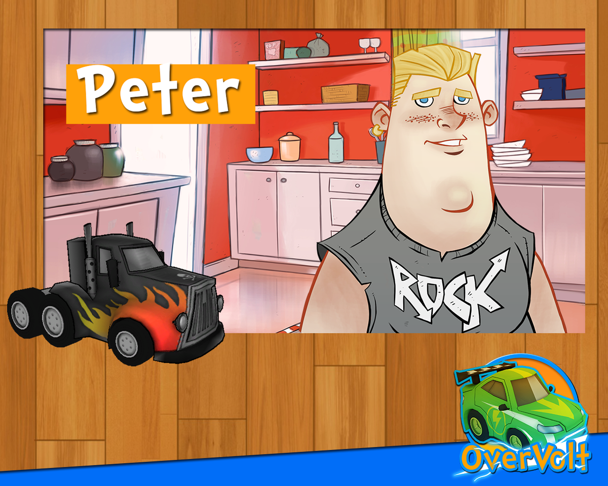 OverVolt_csc's tweet photo. He is the boss of the kitchen!!!
Meet Peter, your second opponent in #OverVolt #gamedev #conceptart #WPapp #slotcars http://t.co/kdfI0NVlib