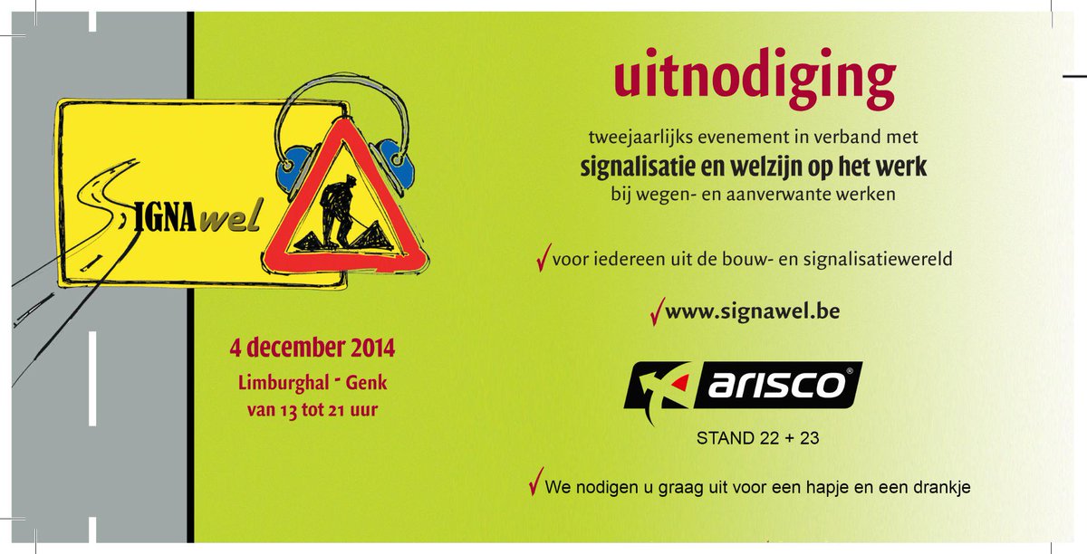 AriscoNV's tweet photo. Wij nodigen u uit. http://t.co/D5sxSEqnGq