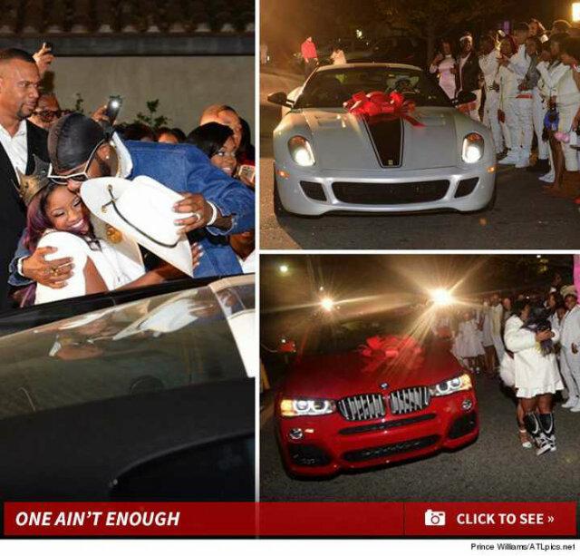 Reginae Carter got this for ha 16th BDAY..Mum gave ha Bentley,Dad gave ha BMW..Happy Birthday Regina 