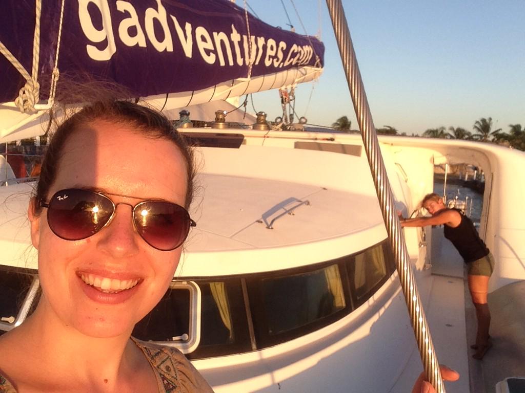 GAdvSaraT's tweet photo. Checking out our gorgeous G catamaran in Cuba! #gadvselfie http://t.co/zUHEf9Wy2q