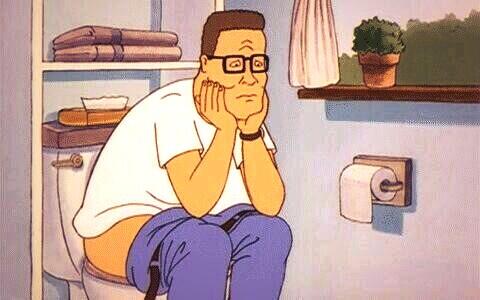 When you're sitting on the toilet and realize you forgot your phone...