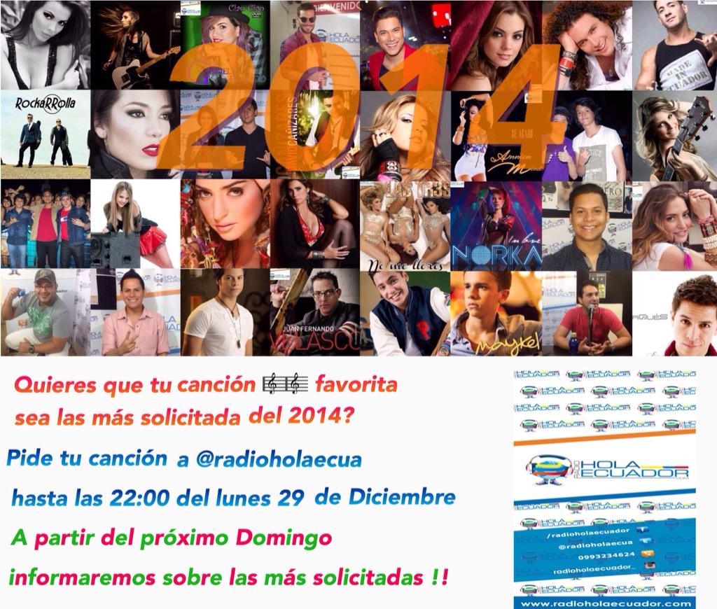 radioGlobalTeam's tweet photo. Recuerda menos de 60'!! y ya tabulamos la #CanciónMasSolicitada2014 !! http://t.co/D0nzReISbP @Cristian_pinoar @minus117 @elcapofarandula