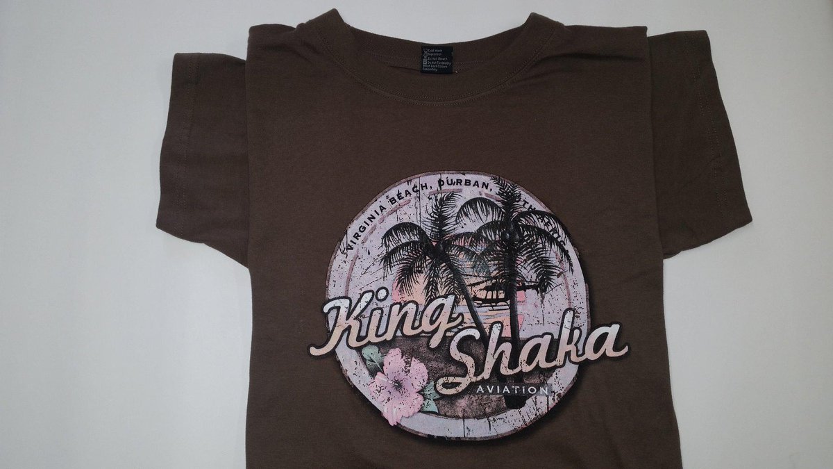 KingShakaHeli's tweet photo. King Shaka Aviation Tees, variety of colours and designs, R230 ea. Perfect souvenirs! http://t.co/GiIAlnYXy3 #Durban http://t.co/OcPBYHswpP