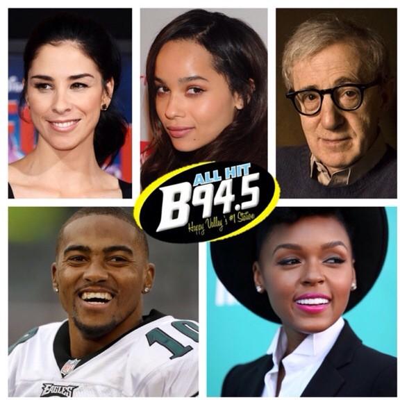 B94.5 wishes a happy birthday to Sarah Silverman, Woody Allen, Zoe Kravitz, and !! 