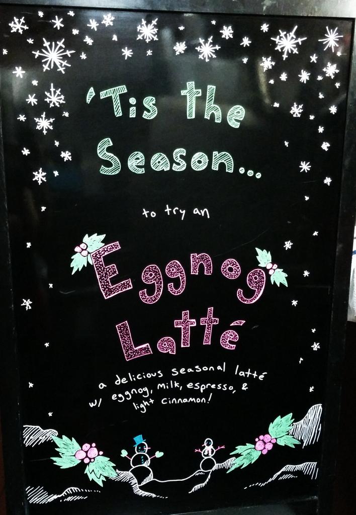 MrCrepe1's tweet photo. Happy December! Come celebrate with our new drink special : Eggnog Lattes! #yum ! http://t.co/MF3oAPzBnC