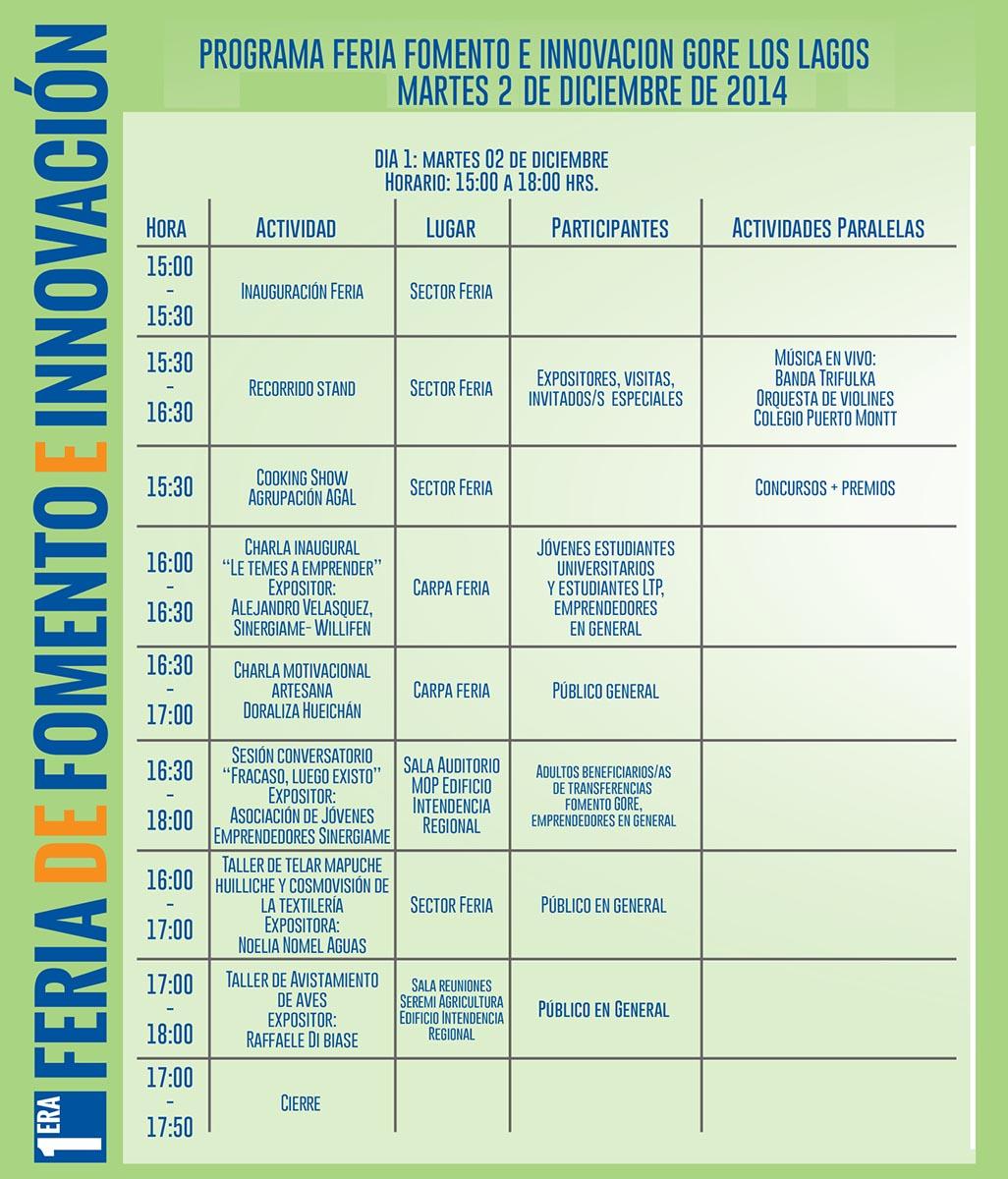 ProyectoRedLL's tweet image. Mañana comienza a las 15.00 hrs, la 1era Feria de Fomento e Innovación. Adjunto programa... Los esperamos !!!