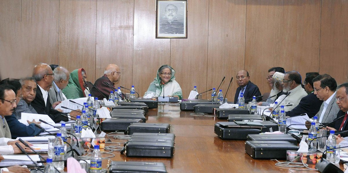albd1971's tweet photo. Regular Cabinet meeting held chaired by PM Sheikh Hasina: Drafts of 2 legal instruments okayed http://t.co/xdjWcE8qPP http://t.co/aQnb5ol5Qz