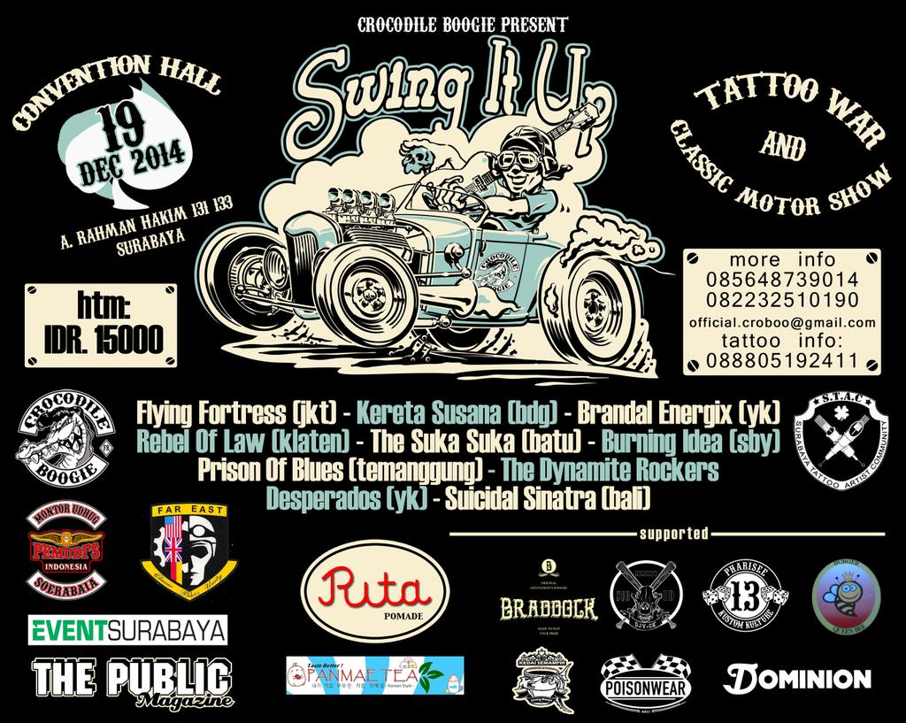 CrocodileBoogie's tweet photo. Sudah pada punya tiket #swing_it_up ?karena tiketnya terbatas n akan jd cerita tersendiri di akhir tahunmu http://t.co/5XNjdPRXix