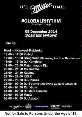 Friday at Carfax. Great line up. #MillerTime   @SABMiller