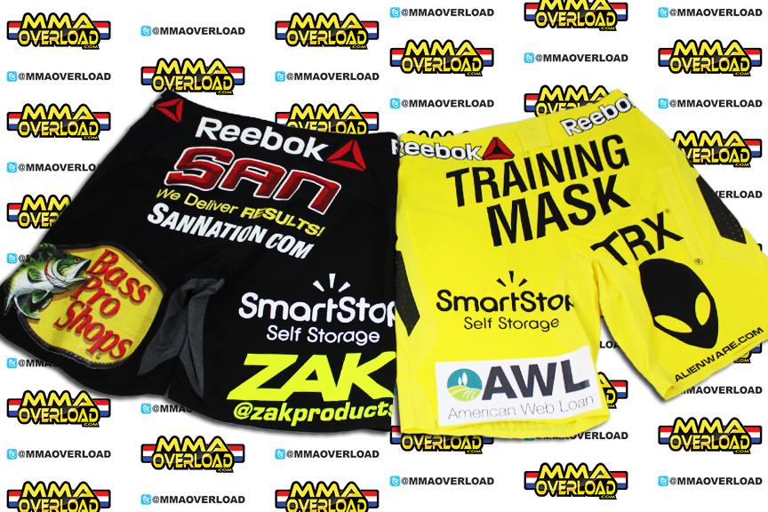 Let's give out a pair! “<a href="/zakproducts/">ZAK Products</a>: Check out this exclusive first look <a href="/JohnyHendricks/">.</a> #UFC181 fight shorts ”