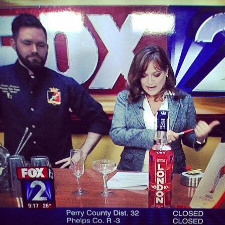 LondonVodka's tweet photo. #LondonVodka featured on @FOX2now today with #LondonCalling cocktail by @PhenixRay and @Ask_Joshua! #DrinkLikeRoyalty http://t.co/WoR15Fhga0