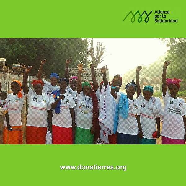 En navidad #donatierras para que 1.000 mujeres puedan luchar contra el acaparamiento donatierras.org