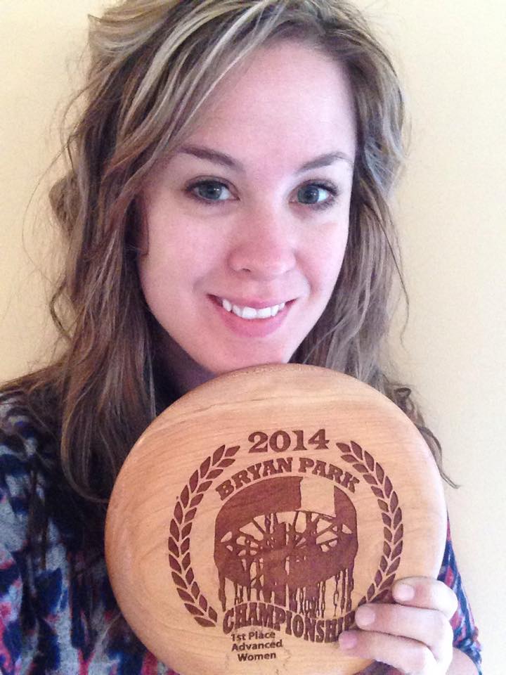 SpotsyFinest's tweet photo. Marla Tuttle is the 2014 Bryan Park Championships Women's Advanced #discgolf winner! @PDGA @pdgawomen @DiscGolf4Women http://t.co/BJUJFOx0vI