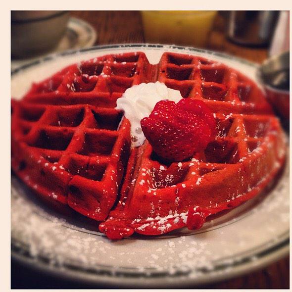 wafflefeed's tweet photo. Have a red waffle today. Be aware and help support in anyway that you can! #WorldAIDSDay http://t.co/kcCehpbIUg