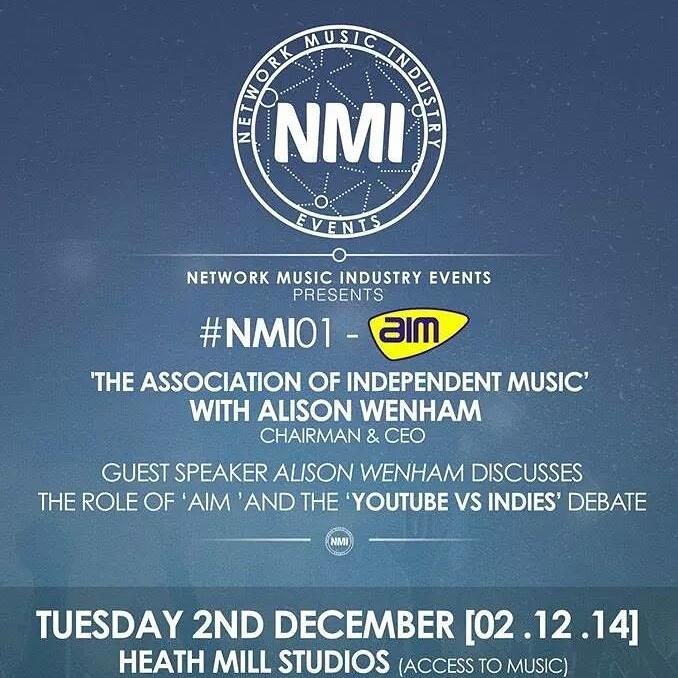 NetworkMusicInd's tweet image. Our event w/ Alison Wenham is tomorrow! Make sure you head down to Heath Mill Studios for 2pm! tinyurl.com/lfj85e8