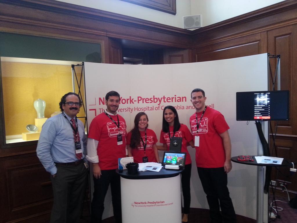 Check out the @nyp #innovatenyp sponsor booth during lunch! #HITLABsummit