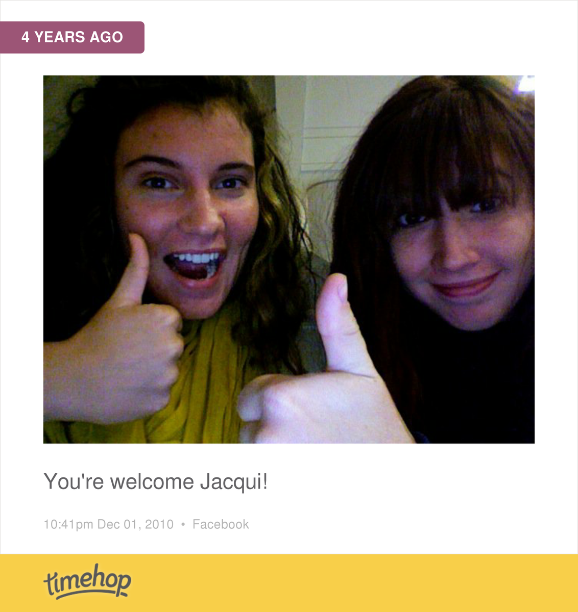Jacqui_Kay's tweet photo. 4 years ago at goucher.  http://t.co/tn10Mw7Ybp http://t.co/bHBD1G3NHu