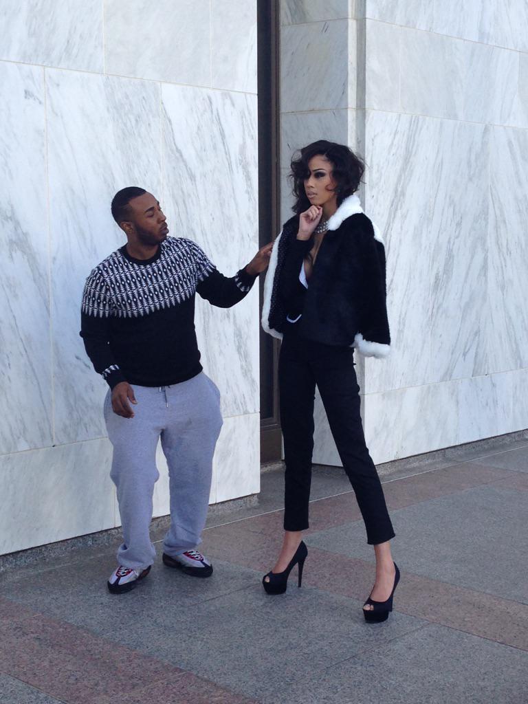 mrsgiacooper's tweet photo. Thinking about how cold it is in the #dmv #bts #bdrstyling #hausoffalenciago #throwback http://t.co/eVLBkjlmsW