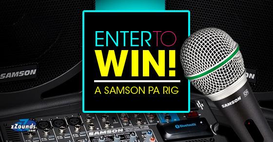 Simply RT this tweet for your chance to win a complete <a href="/samsontech/">Samson</a> portable PA package worth almost $1,800!