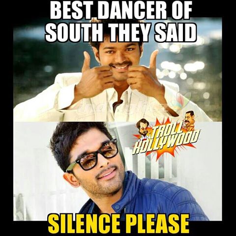 KollywoodTroll's tweet photo. After #PrabhuDeva It's #Allu Well Said ;) http://t.co/7vE5CEFZ9a