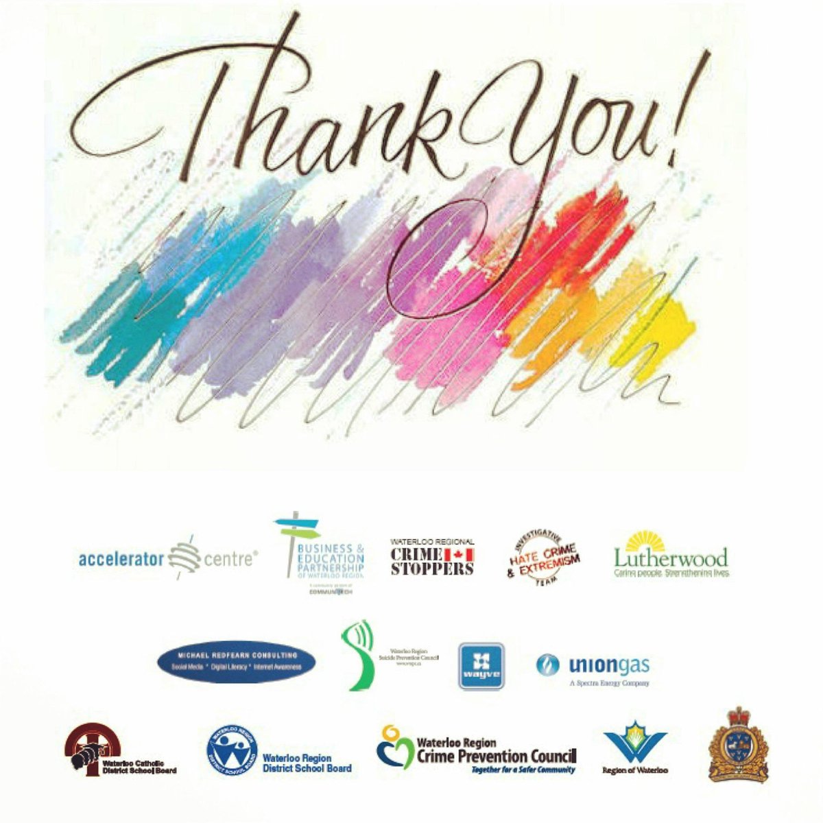 30daysofTHINK's tweet photo. Thank you to our community partners&sponsors for your contributions and making the #30daysofTHINK campaign a success! http://t.co/miGGJzvDIq