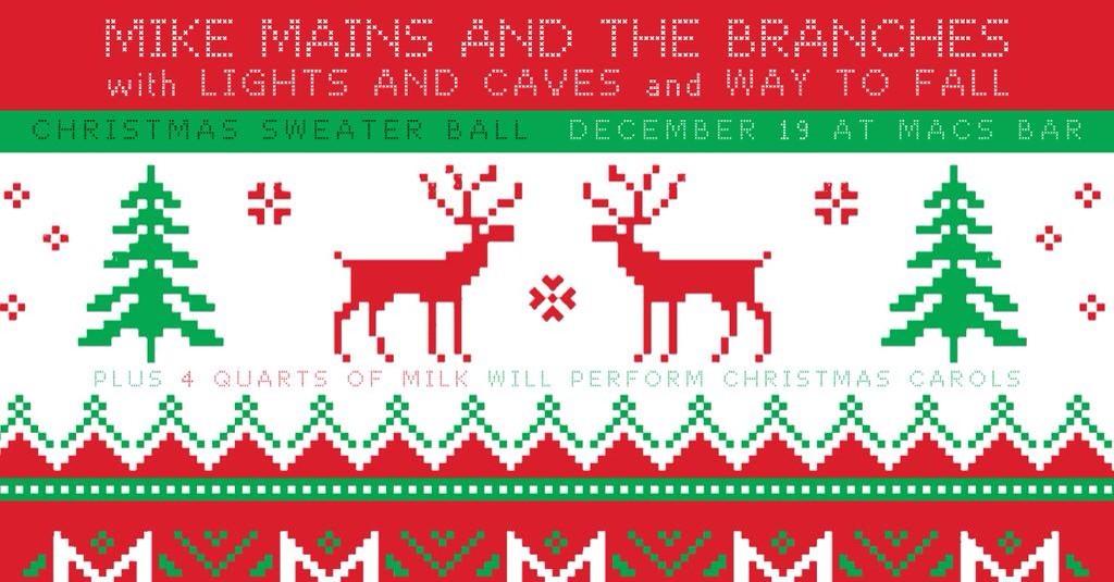 WayToFallMusic's tweet image. YO! Come get weird at the Holiday Sweater Party! fusionshows.com