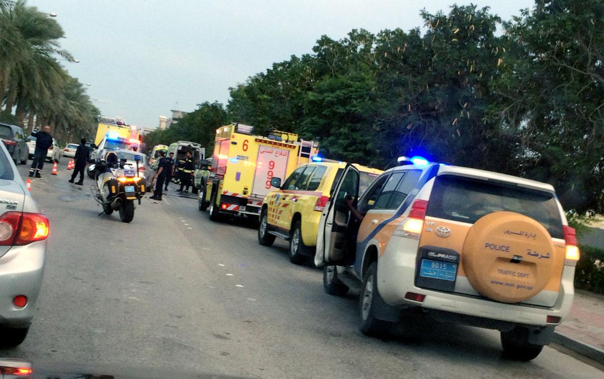 the-scene-of-an-accident-at-rayyan-road-towards-sports-roundabout