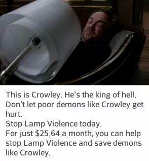 become_deviant's tweet photo. Demon abuse! RT @666Crowley1: Donate now my darlings. .-. http://t.co/mASLkbIqqt