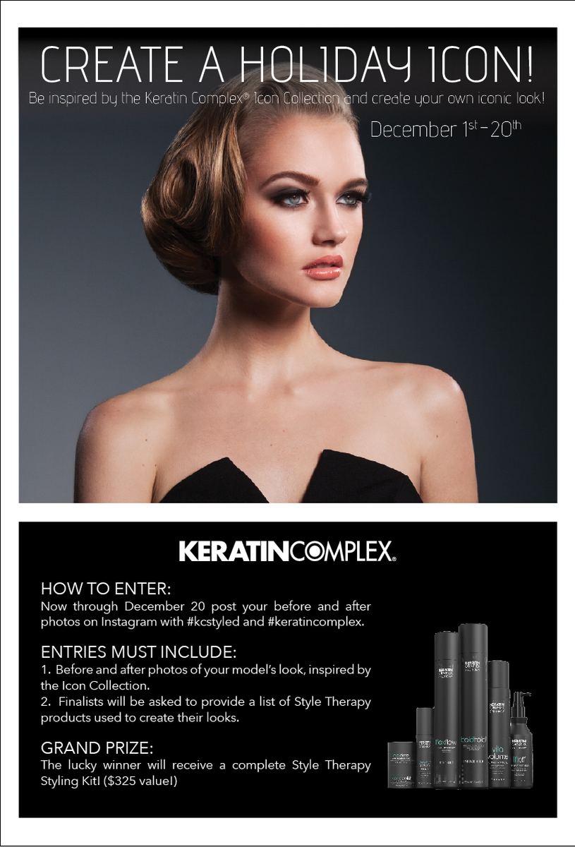 Be inspired by our Icon Collection &amp; create your own Holiday Icon for a chance to win our Style Therapy Styling Kit