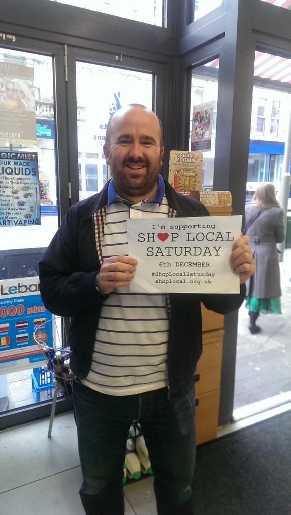 Thenewsagent's tweet photo. #Newportrises member @Pasc76 will be in #Newport on 6th Dec for the @PinnacleLetting #ShopLocalSaturday #SLSN http://t.co/SKPZ7PLzqF