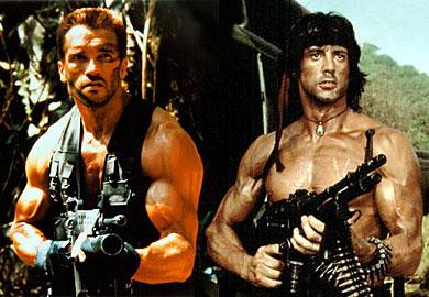 Image result for rambo and commando