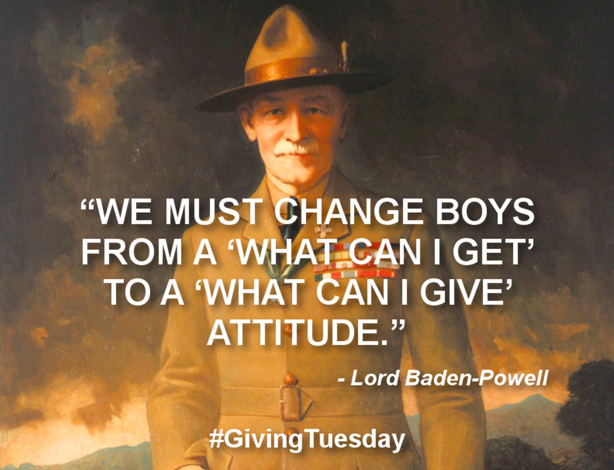boyscouts's tweet image. On this #GivingTuesday, help support Scouting in your community.Visit aplacetogive.scouting.org