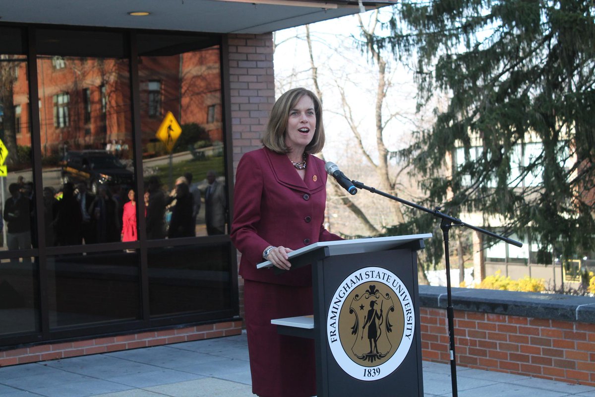 FraminghamU's tweet image. Thanks @RepKClark for sharing a Presidential Proclamation in recognition of FSU's 175th Anniversary today! #FSU175