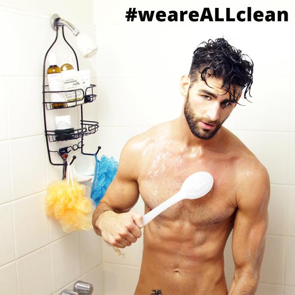 CSalvatore's tweet photo. Today is World AIDS Day. Join me 4 a great cause by uploading ur #weareALLclean shower selfie! http://t.co/I5d7orJwkO http://t.co/5bvCyrWIGn