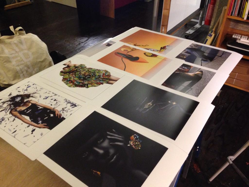 Pretty good day printing the new portfolio!