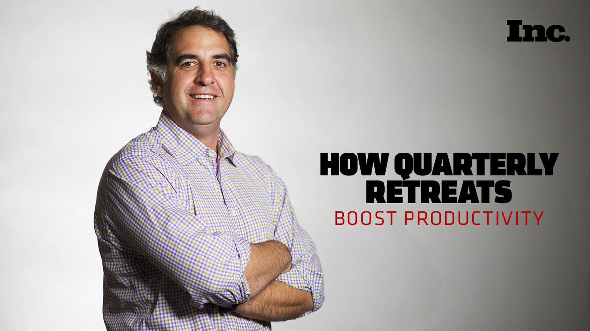 Inc's tweet image. How Quarterly Retreats Boost Productivity @BoxmanStudios bit.ly/1wcAkCx