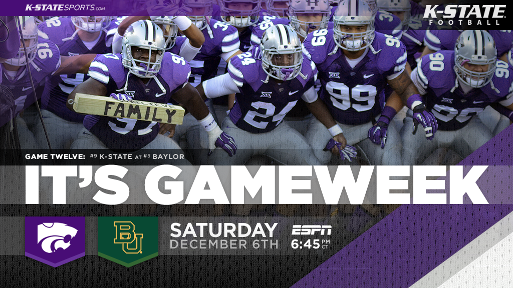 kstatesports's tweet photo. It's Gameweek! Your guide to Saturday night's game can be found here: http://t.co/sFuiORC7Qv #KStateFB #family http://t.co/WcIm6d6ybq