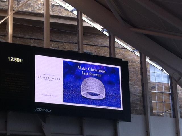 ejonesjewellers's tweet photo. Who spotted our #SecretDiamond ring in #KingsCross station yesterday? Shop this ring here: http://t.co/1Eu1vgBfk3 http://t.co/lT0nGVHsyc