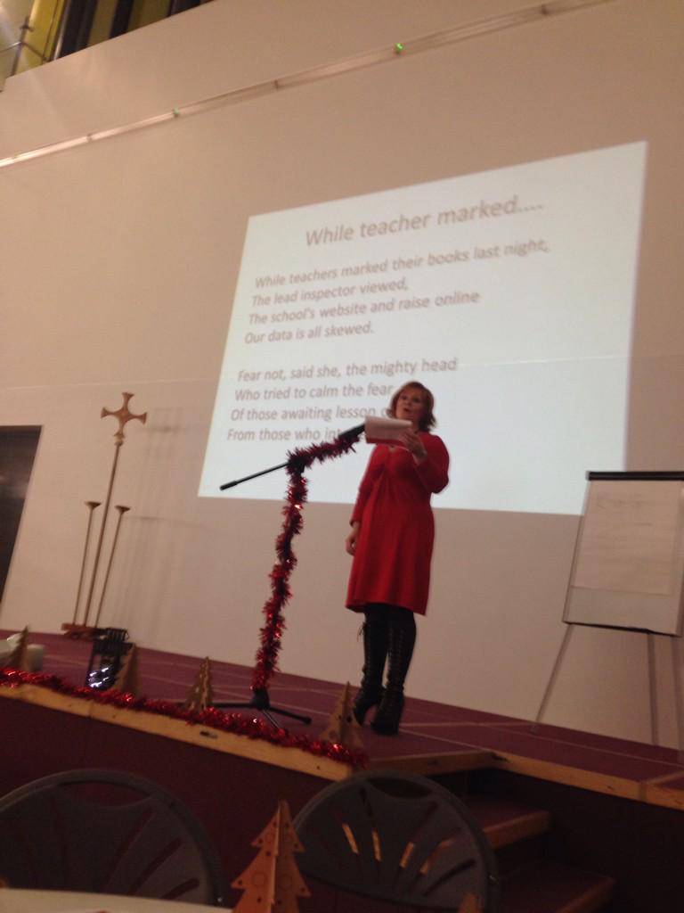 lisajaneashes's tweet photo. Wonderful! It's Christmas with @RachelOrr #nceatm http://t.co/CwPhYOByWs