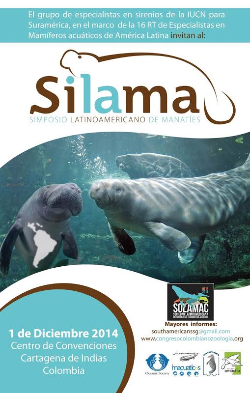 savethemanatee's tweet photo. The Latin American Symposium for #Manatee Research and Conservation is going on right now! #SILAMA #RT2014 http://t.co/zJnDjbKZ36