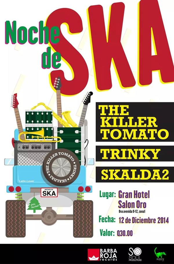 skalda2_'s tweet photo. Se viene la noche de los deseos: La Noche de Ska. http://t.co/07VfGhhBkQ