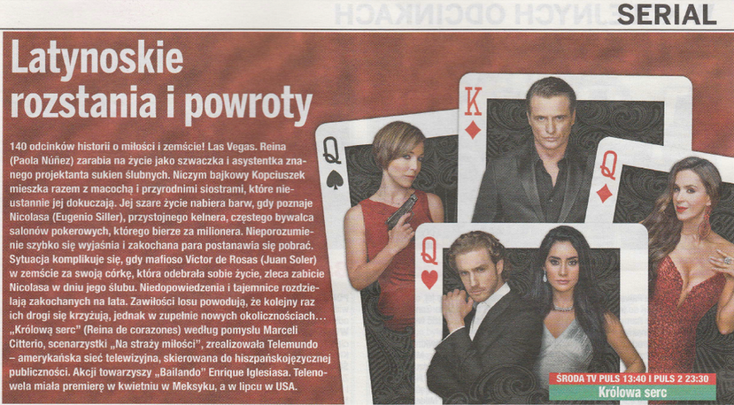 RuffITKA's tweet photo. [POLONIA] @LauraFloresMx @siachoque @juansolervalls @PaolaNunez @eugenio_siller en la revista #TeleProgram #RdC ♥ http://t.co/pOUVZ3v9b6