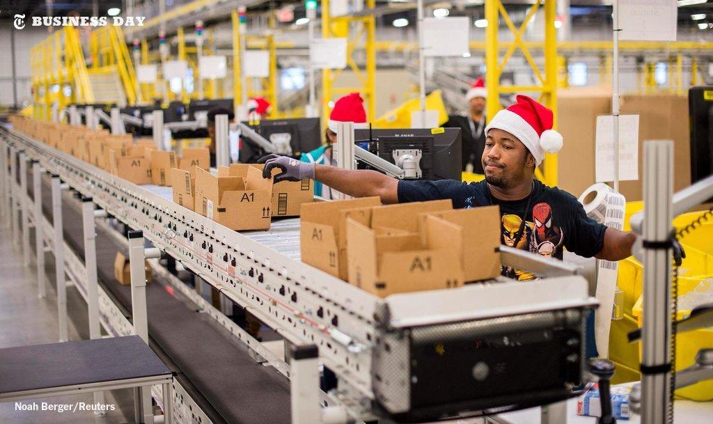 nytimes's tweet photo. Amazon may be so strong that it is disrupting not only other retailers, but itself http://t.co/47GdWLPDJR http://t.co/T4BzEboqwO