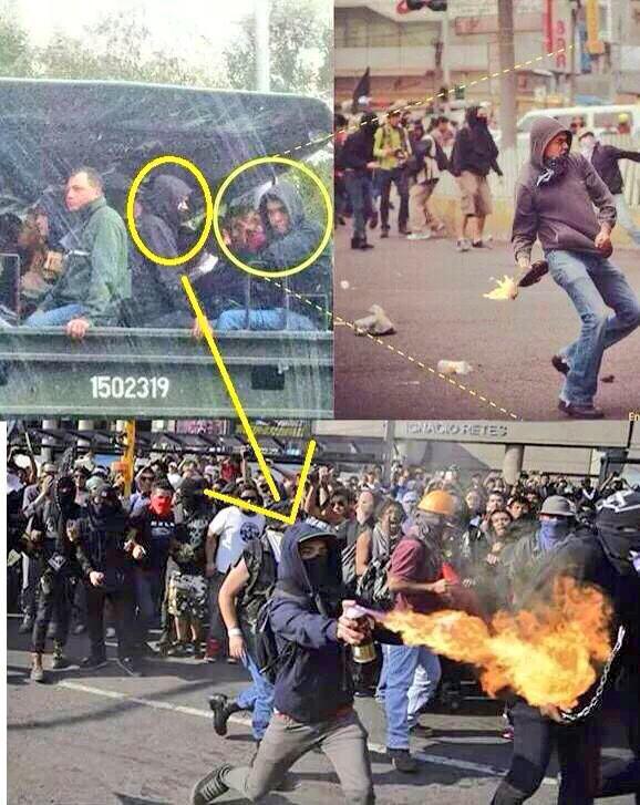 LaydaSansores's tweet photo. Las fotos que implican al ejército en los disturbios.
#YaMeCansé http://t.co/i1C0kyeJn0