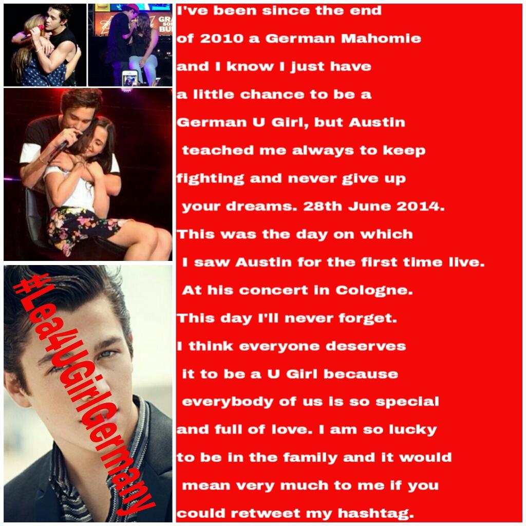 leamahonee's tweet image. @blumsteinmike Pls RT this to make my dream come true. I think everybody deserves it. ❤❤❤ 
#Lea4UGirlGermany