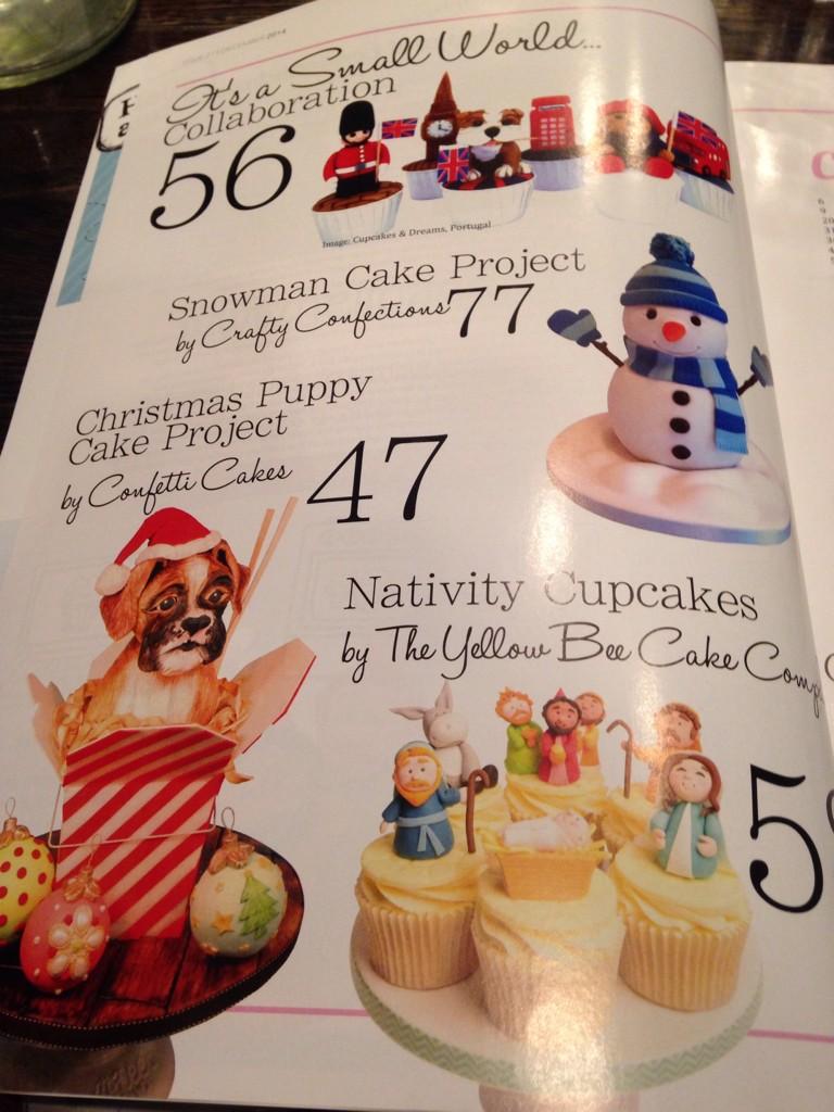 CakeMasters's tweet photo. Our shiny Christmas issue is out! RT for your chance to win a copy - free stencil from @CakeCraftingUK! http://t.co/UNyBUasXyE