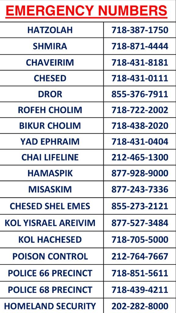 Shmira's tweet photo. The back of our new business cards are all the emergency numbers in case of a emergency, have 1 with you at all times http://t.co/FBmCAjN2sZ