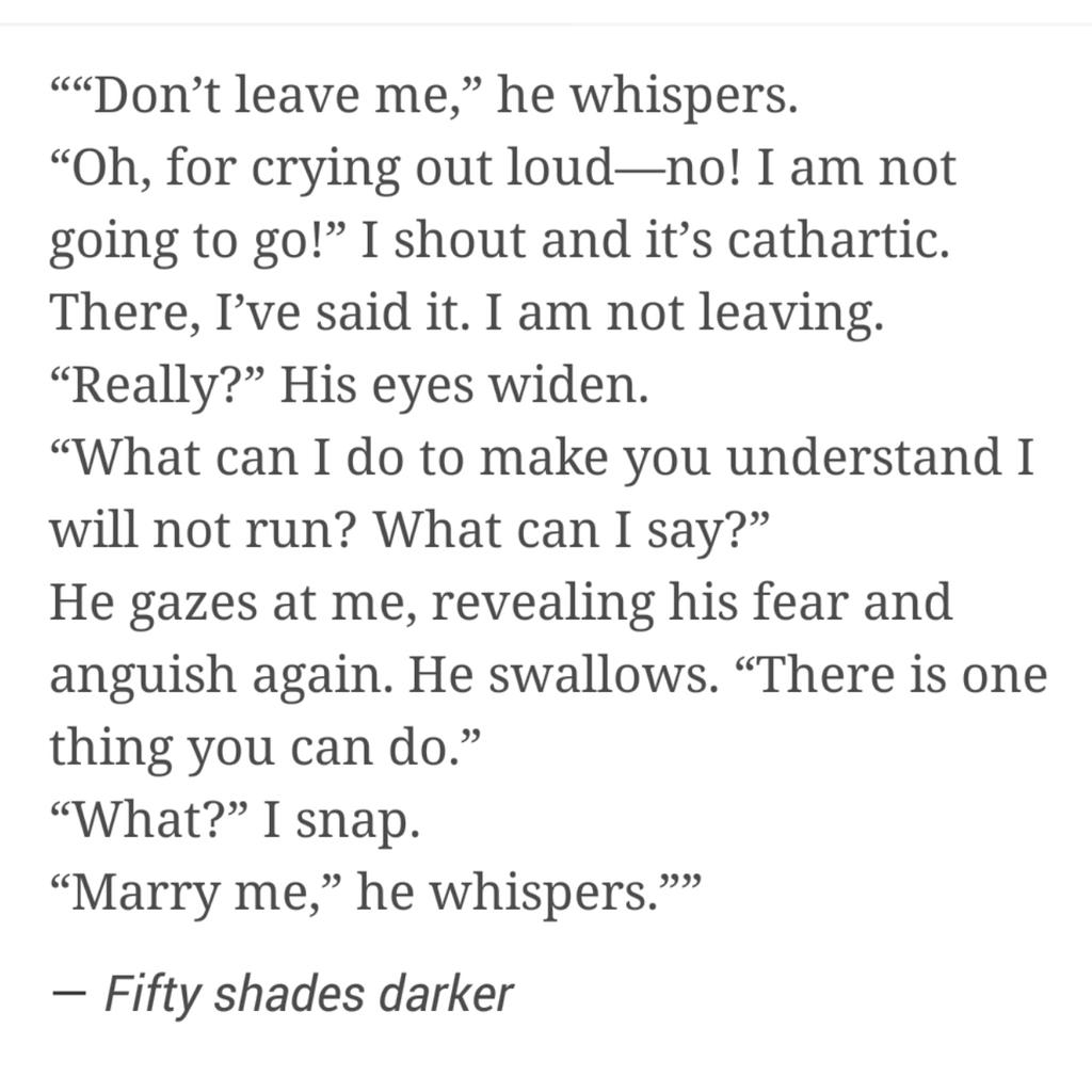 itsmeperla's tweet photo. “@CTGreyCEO: "Marry Me." #FiftyShades #CG #FiftyShadesQuote @AnaSGrey http://t.co/tf8Xda66RG” @BrianaJustineXO
