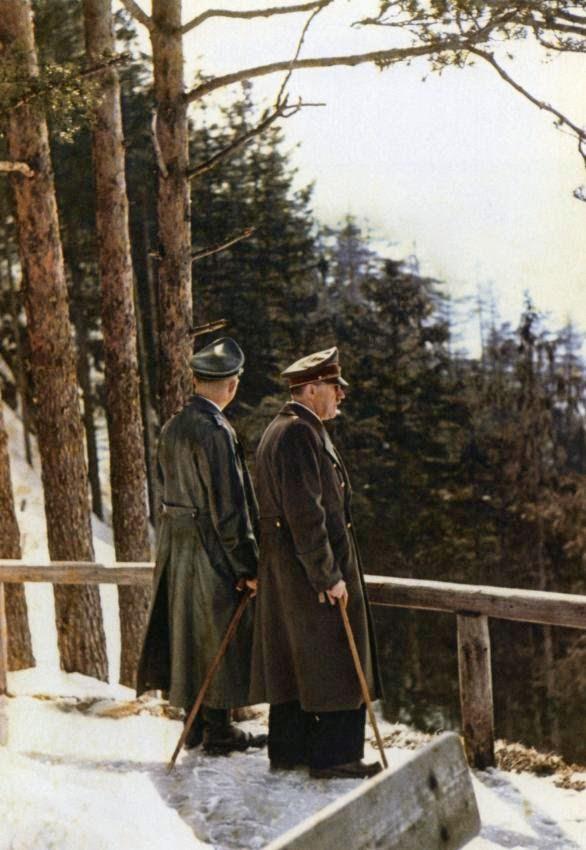 Fascinating Historical Picture of Adolf Hitler with Heinrich Himmler in 1944 