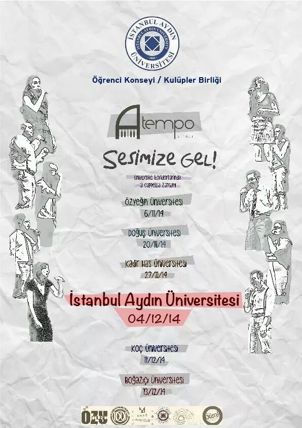 04 Aralık 2014 Perşembe Saat:20.00
Atempo Konseri <a href="/iau_sks/">SKS DAİRE BAŞKANLIĞI</a>